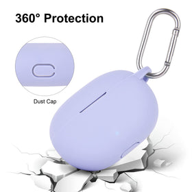 AIRSPO lilac silicone texture detail for comfortable, non-slip grip
