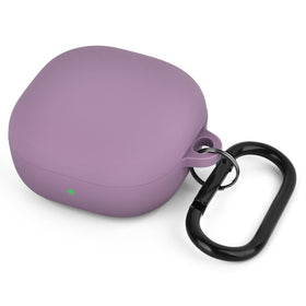 AIRSPO Buds 2 Pro silicone case, front view showing LED visibility for charging.