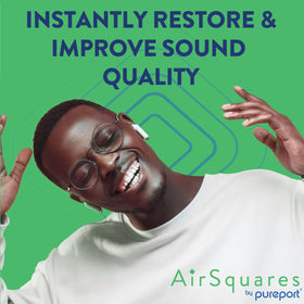 USA-made AirSquares cleaner safe for electronics.