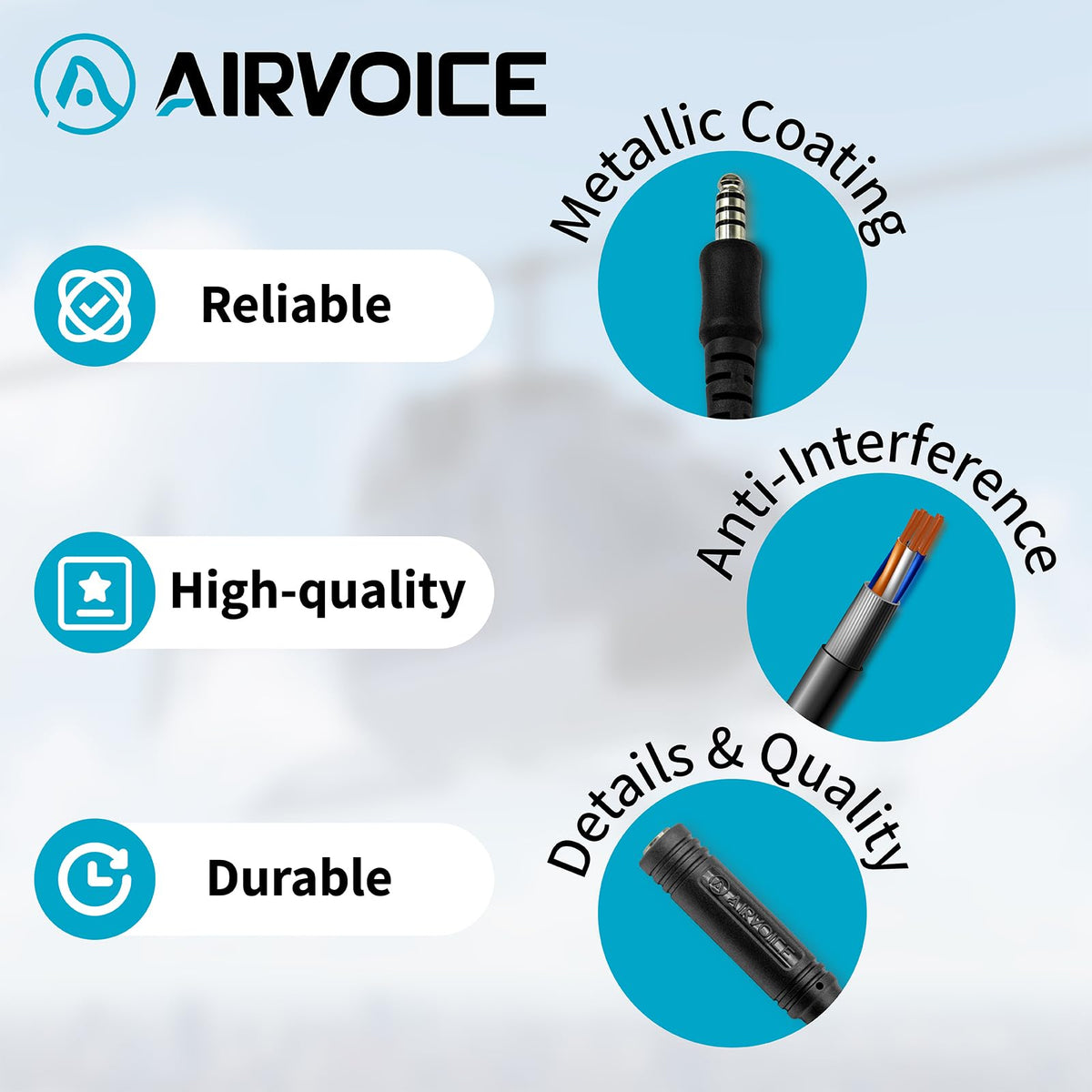 AirVoice mono-only label indicating mono configuration