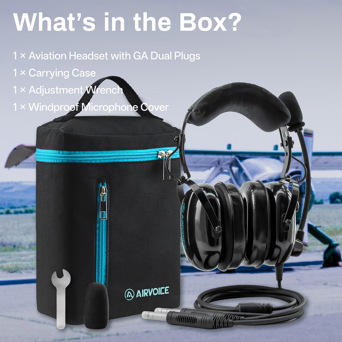AIRVOICE ideal for pilots, instructors, and flight schools in flight