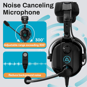 AIRVOICE microphone focuses on voice for clear transmissions