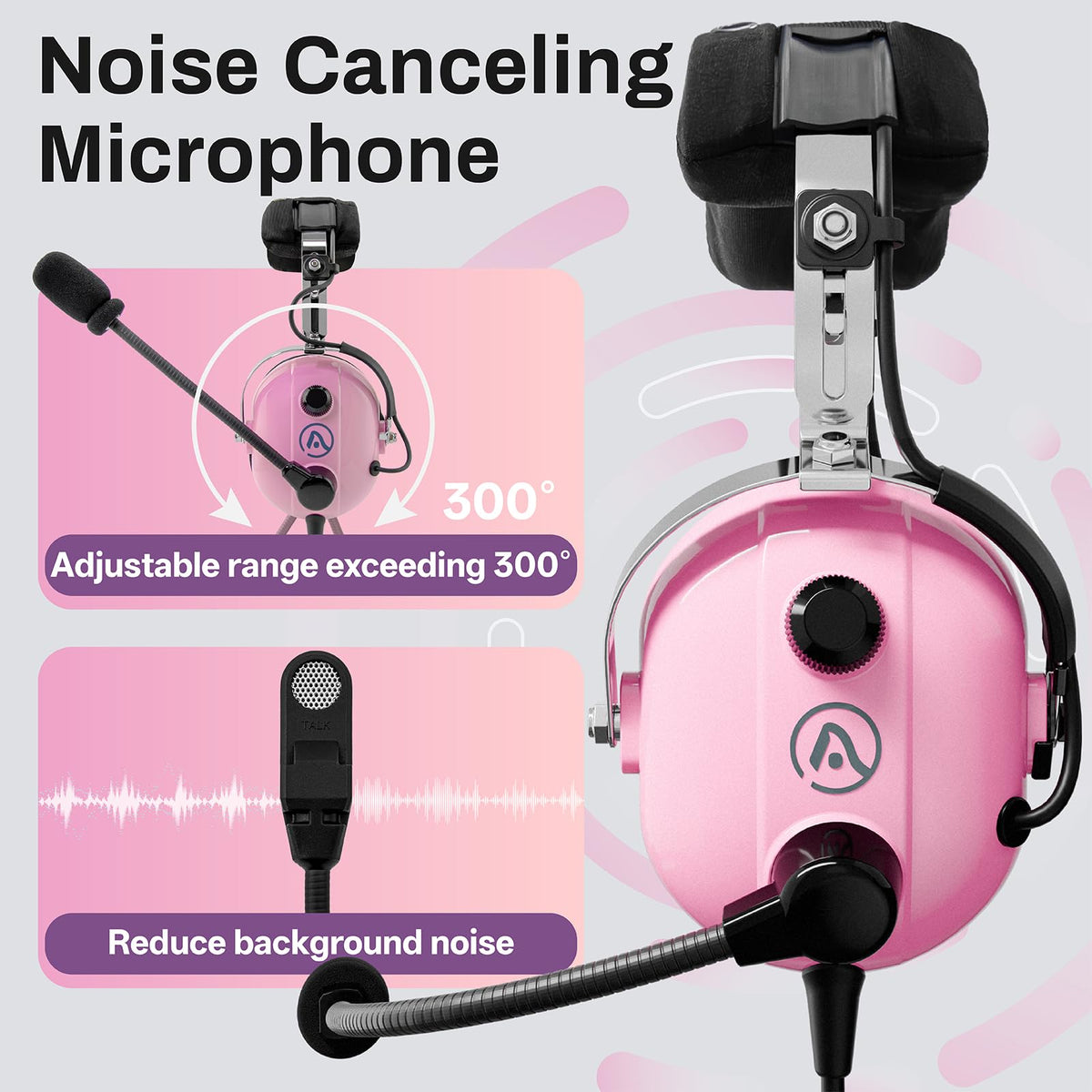 AIRVOICE pink hi-fi ultra-lightweight neodymium speaker delivers crisp audio