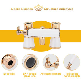 AiScrofa opera glasses folded beside wallet showing pocketable scale