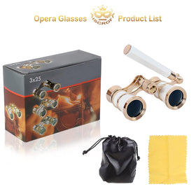 AiScrofa opera glasses detailed finish and chain highlighting decorative quality