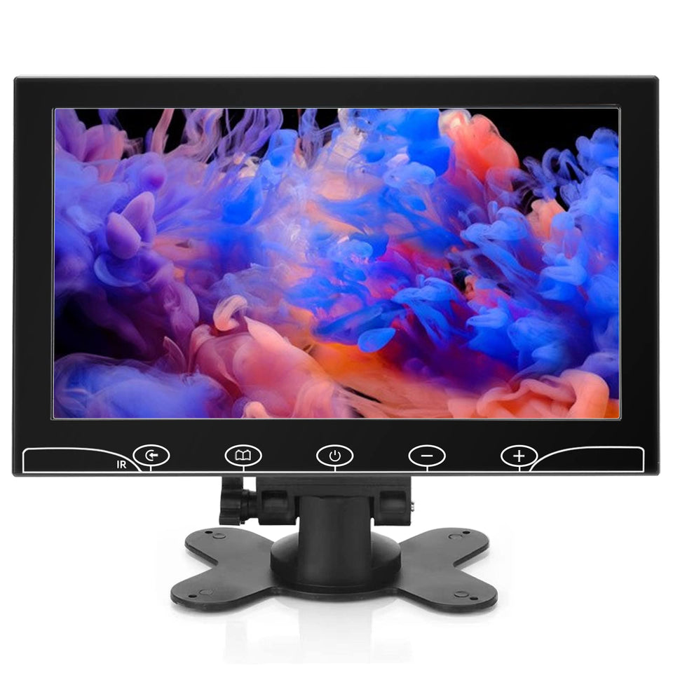 AISHICHEN 10.1-inch IPS screen monitor delivering crisp visuals for Raspberry Pi and desktop use.