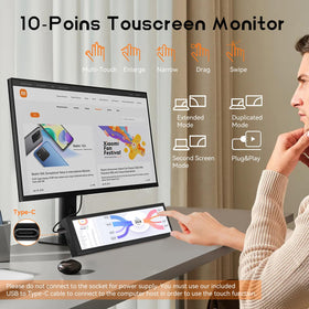 AISHICHEN brightness dial enabling 300–600 cd/m² adjustment