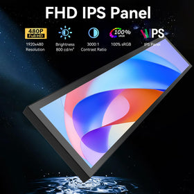AISHICHEN bar display with signage side ports enables easy connectivity