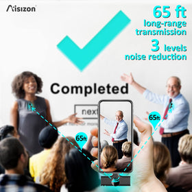 Long-range wireless transmission enables versatile filming without cables.