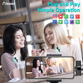 Lightning to USB-C adapter compatible A3d mic supports Zoom and video chats.