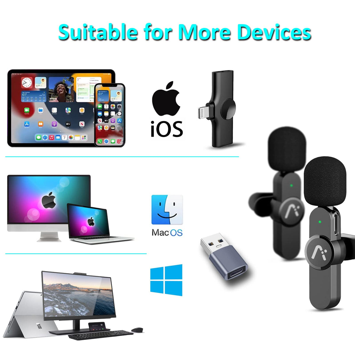 Two-person interview setup with Aisizon A3d for seamless dual audio capture.