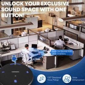 AISPEECH M4 Pro top showing directional mode indicator and focused pickup benefit