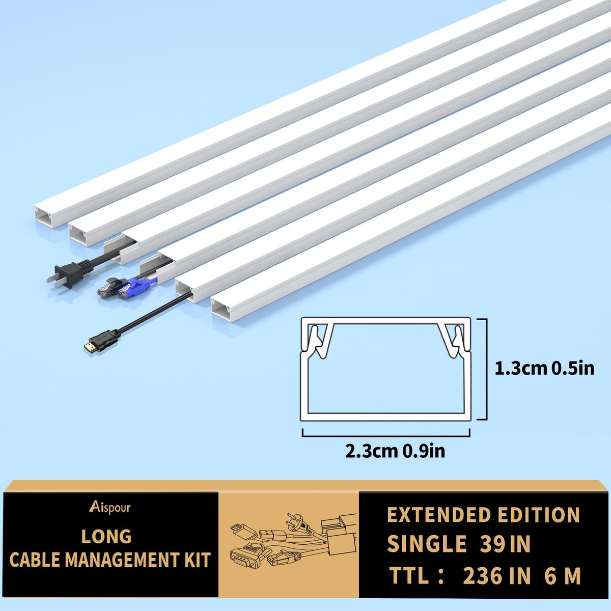 Aispour baby monitor cord cover keeps nurseries tidy and safe.