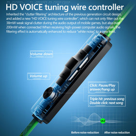 Aitalk Earbuds inline mic and volume control for easy tweaks.