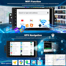 Aitrenlu wireless CarPlay screen shows online maps for hands-free driving.