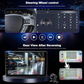 Aitrenlu Dodge Journey rearview camera aiding parking and reversing.