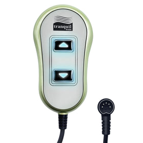Aituzero front view remote showing ergonomic shape and easy control access for comfortable use