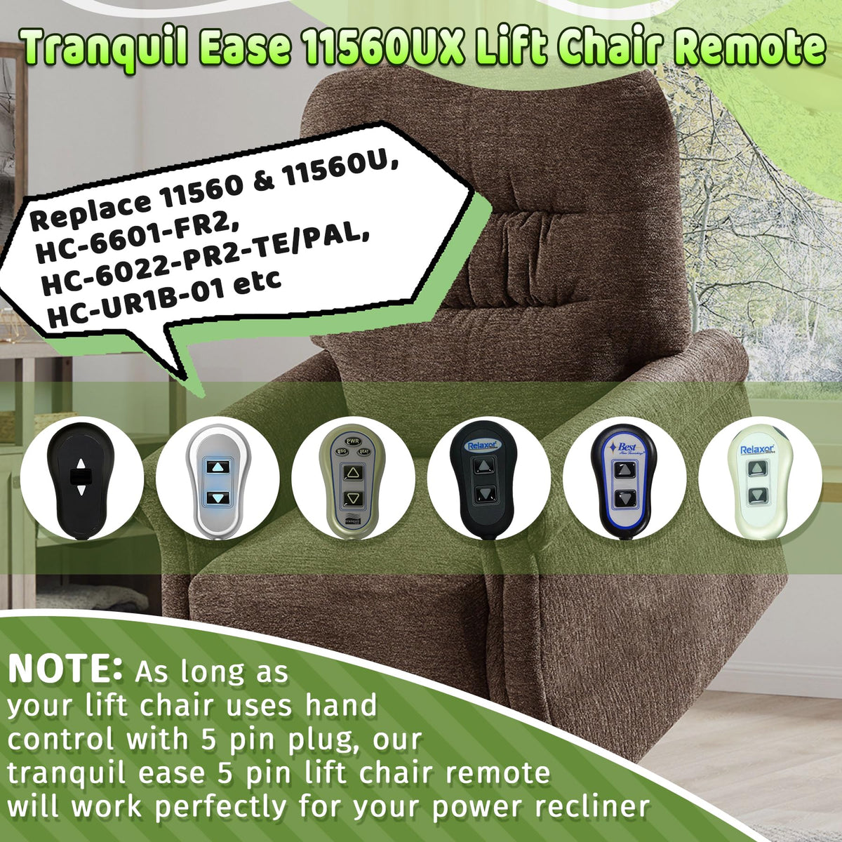 Aituzero remote in use on recliner illustrating seamless control and improved chair comfort