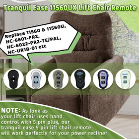 Aituzero remote in use on recliner illustrating seamless control and improved chair comfort