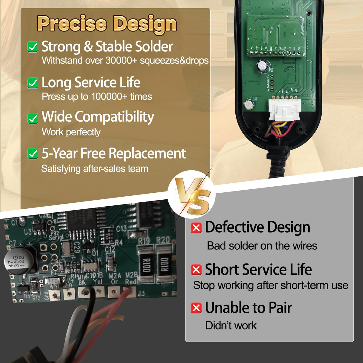 Aituzero ZKAD-5 remote with illustrated manual supports quick setup.