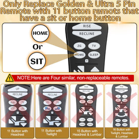 Aituzero ZKAD-5 remote side view with ergonomic design for easy reach.