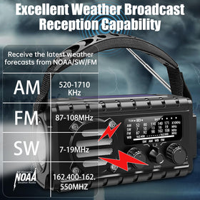 Aivica telescopic antenna extended for improved NOAA reception