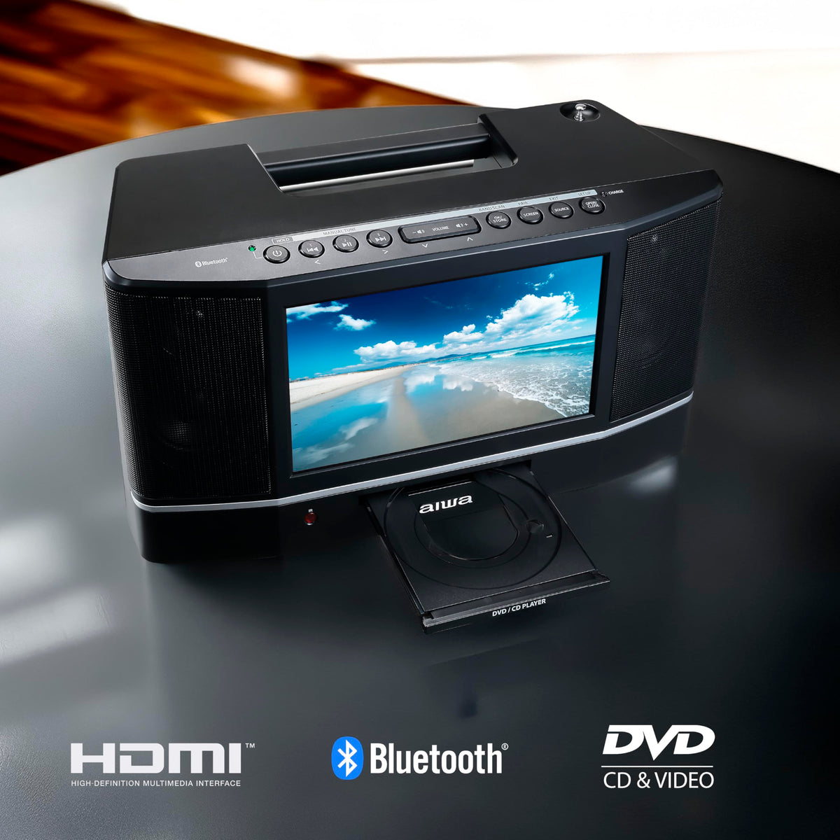Aiwa Cinema Mirror Cast screen mirroring over 5G Wi Fi for mobile content