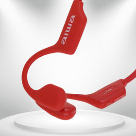 Aiwa Prodigy Swim detail of built-in 8GB port and controls, enables phone-free music