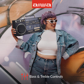 aiwa BackTrack USB SD inputs simplify digital music transfer