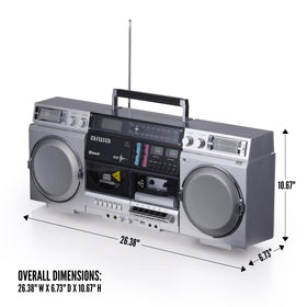 AIWA Bluetooth 5.0 for wireless streaming to the boombox
