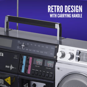 AIWA VU meters help monitor dynamics during playback