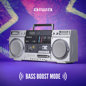 AIWA USB/SD/AUX inputs for versatile playback and backups