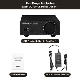 AIYIMA A07 desktop setup illustrates powerful stereo in a small footprint