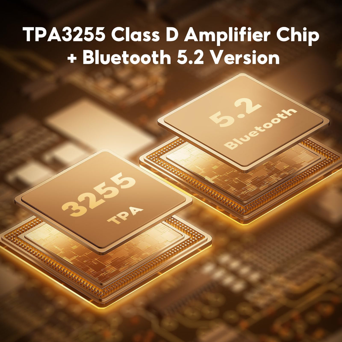 AIYIMA A07 Pro Bluetooth 5.2 module enabling high-quality wireless streaming