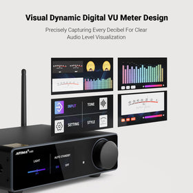 AIYIMA A80 Bluetooth connection enabling wireless source streaming