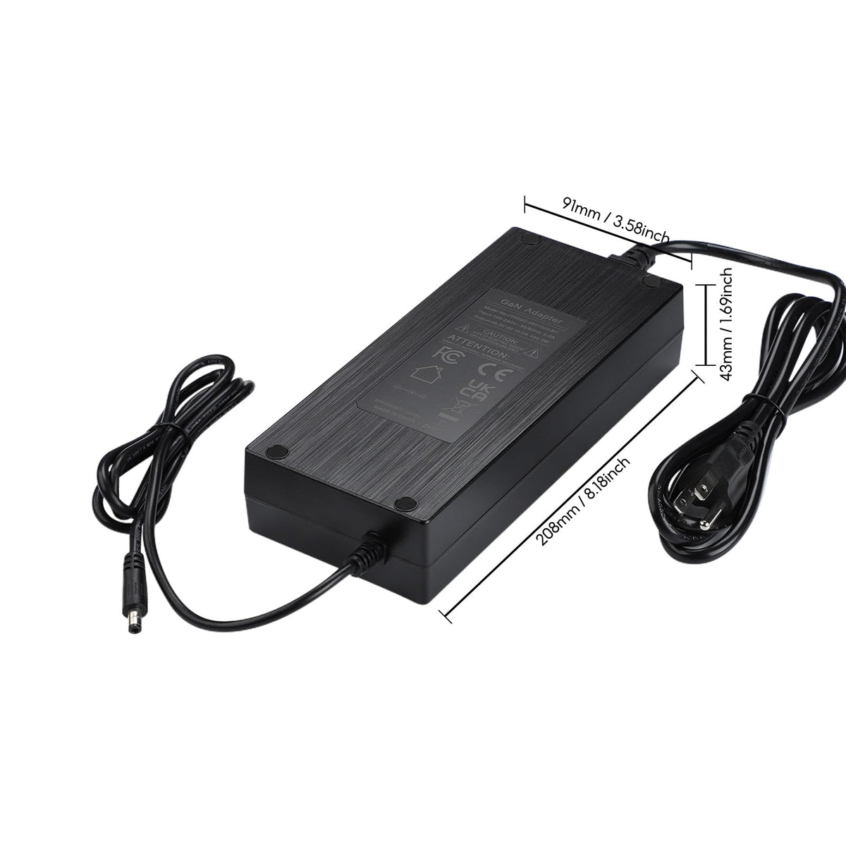 AIYIMA DC48V 10A GaN unit, compact layout ideal for home audio setup