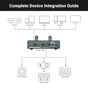 AIYIMA T1 PRO no phono input note for turntables.