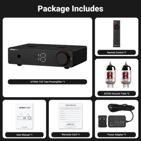 AIYIMA T20 power adapter connection ensures stable operation and safety.