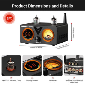 AIYIMA T9 PRO DAC board shows integrated digital-to-analog conversion for crisp audio.