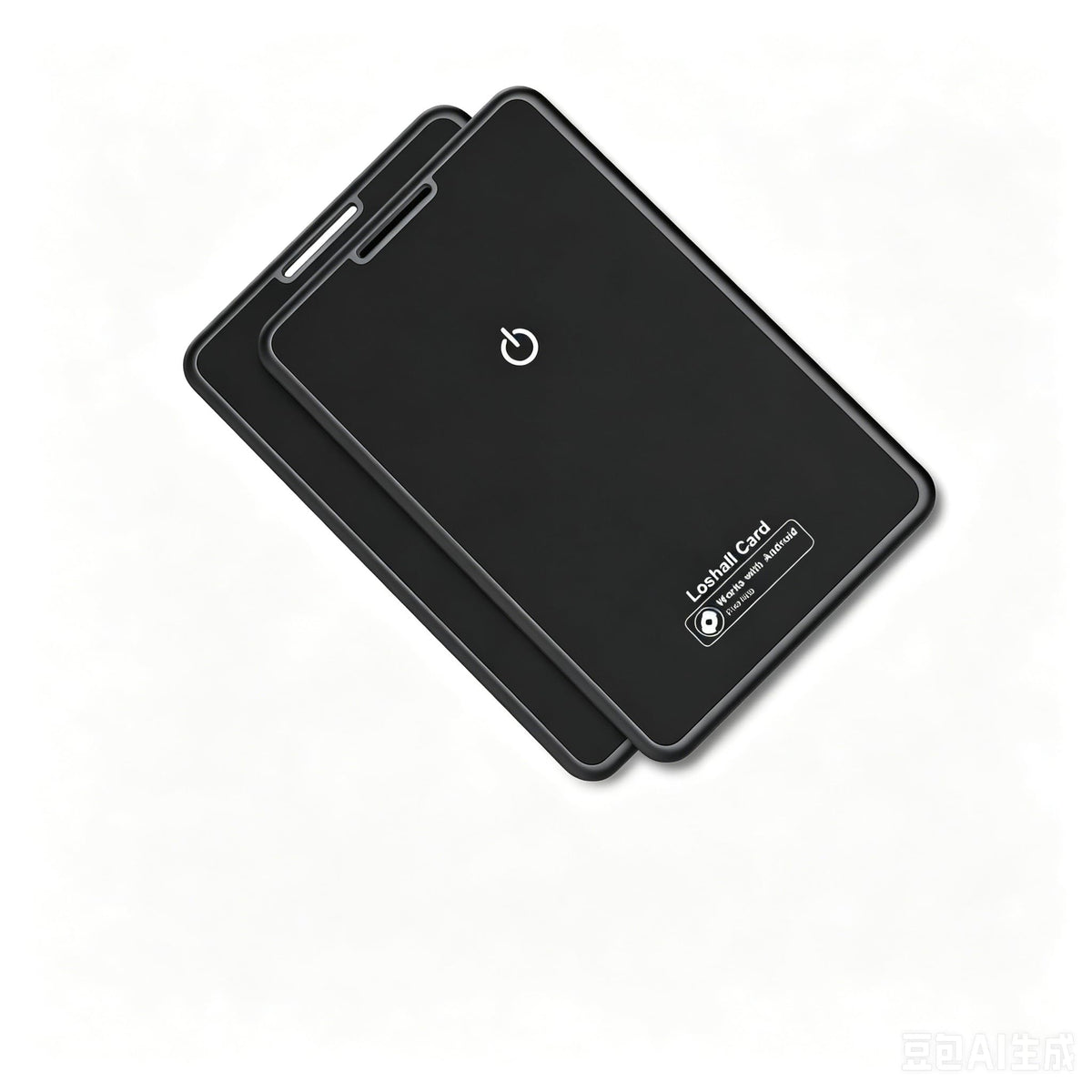 Ajblg 2-pack wallet tracker card close-up shows slim design for wallets