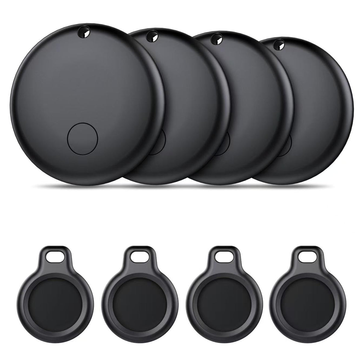 Ajblg front packaging showing 4-pack black tags and key uses