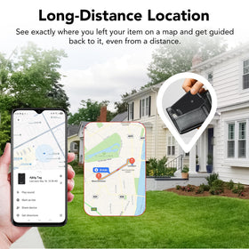 Ajblg wallet tracker card IP68 waterproof design withstands rain