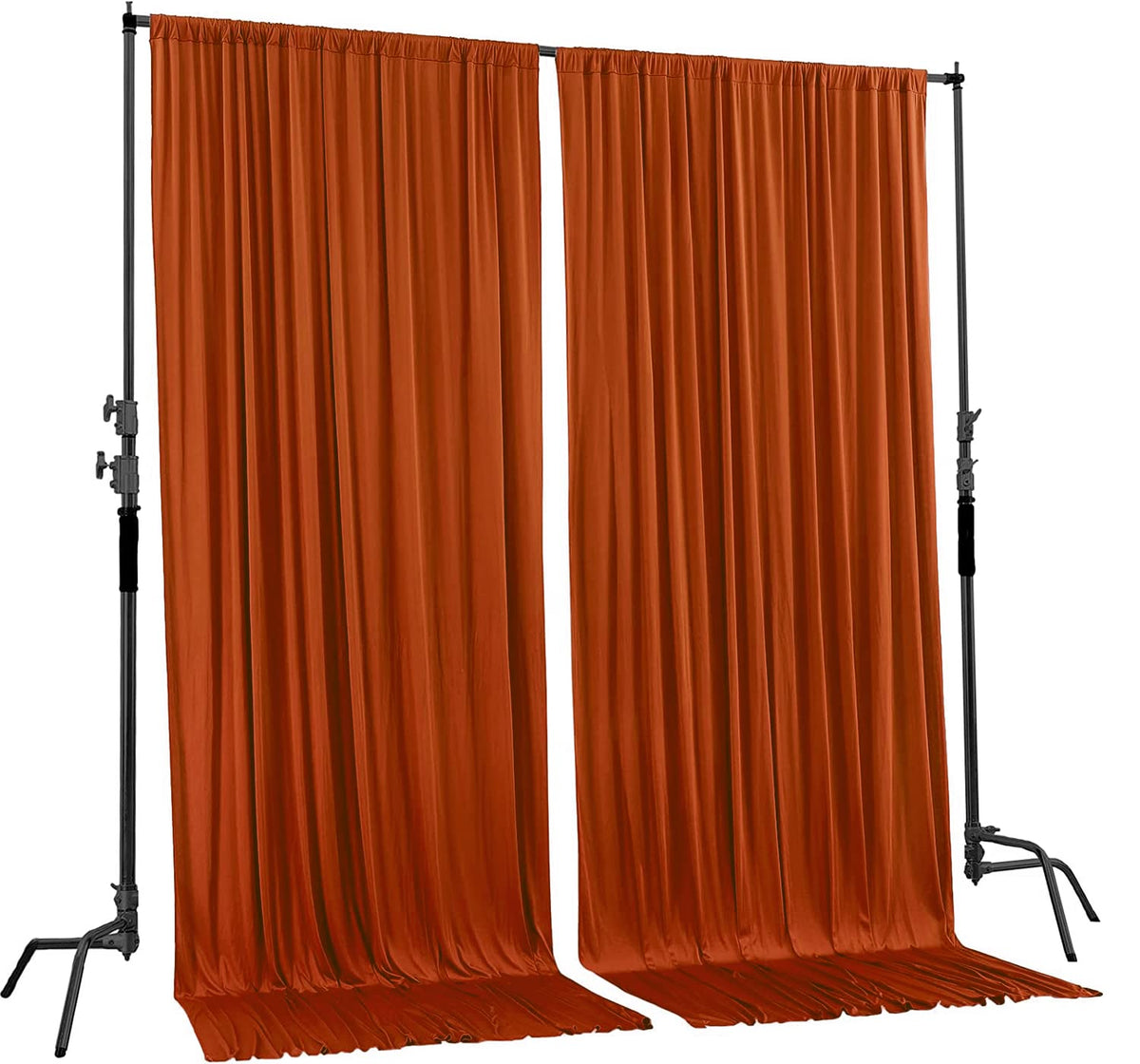 AK Trading Co. rust IFR backdrop with serged edges for a polished finish