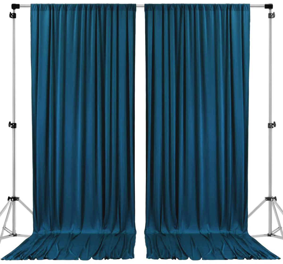 AK TRADING CO. backdrop fabric texture close-up shows durable, wrinkle-resistant polyester for events.
