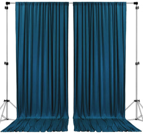 AK TRADING CO. backdrop fabric texture close-up shows durable, wrinkle-resistant polyester for events.