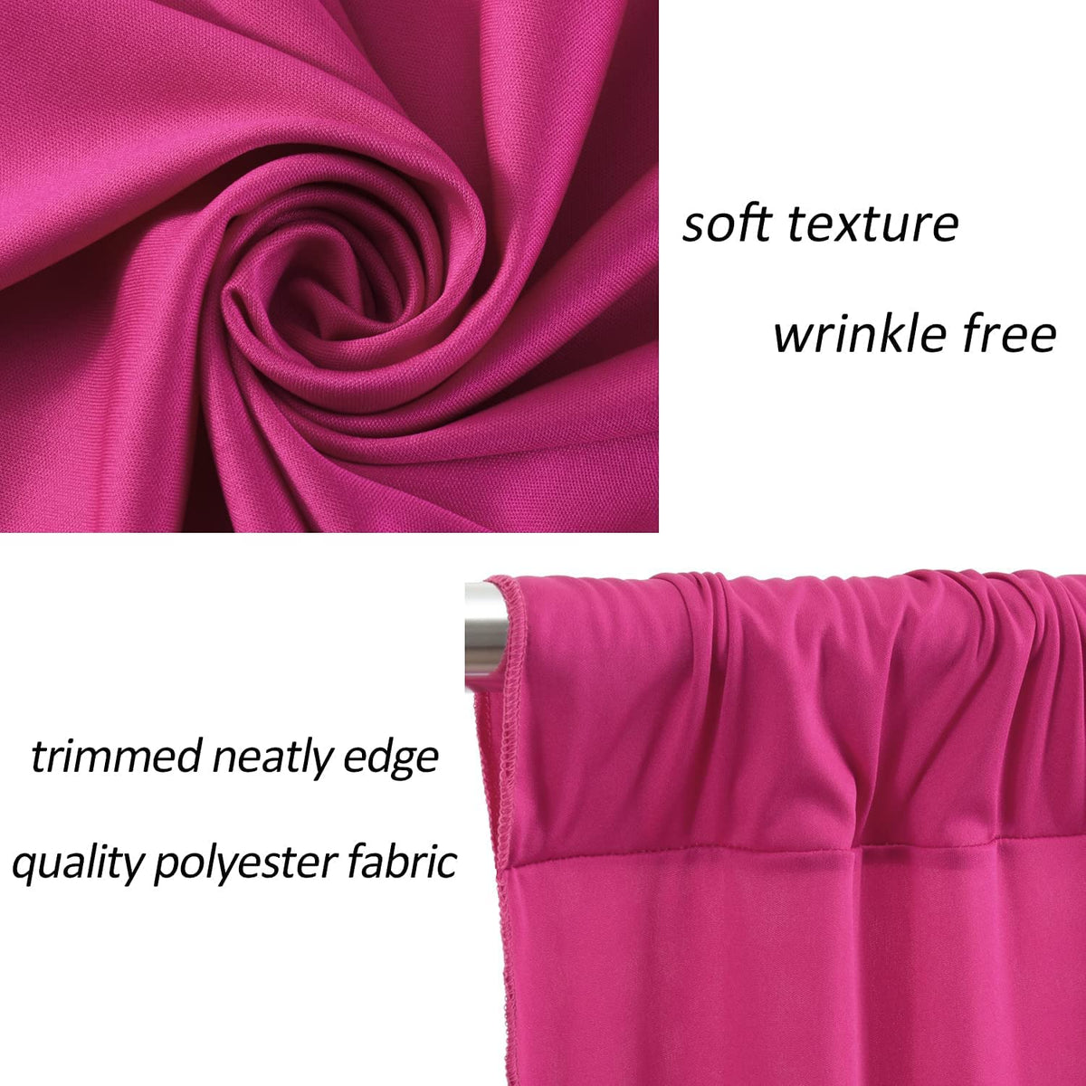 AK TRADING CO. easy-care polyester backdrop ready for frequent use