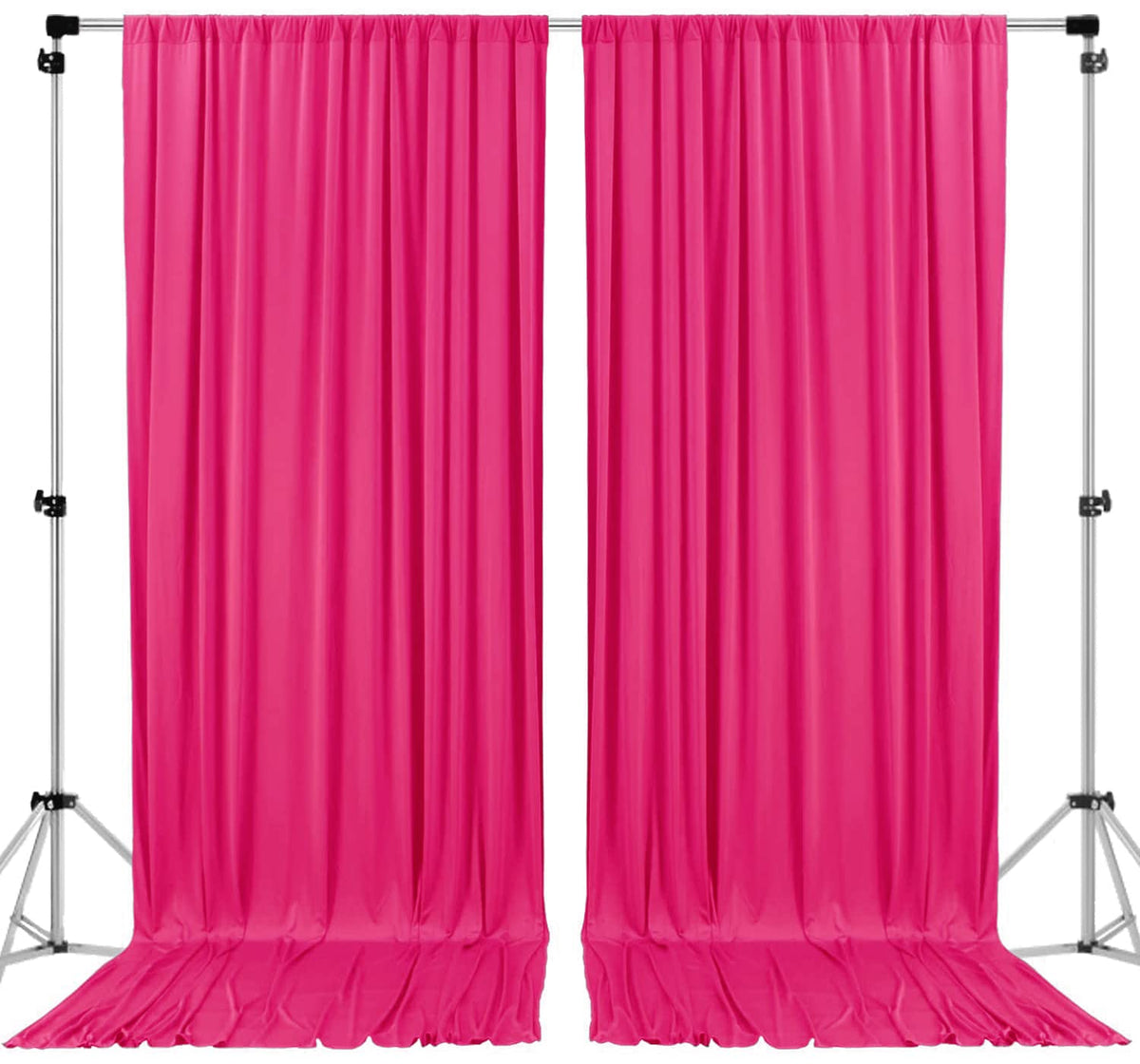 AK TRADING CO. fuchsia backdrop front view for vibrant wedding photography