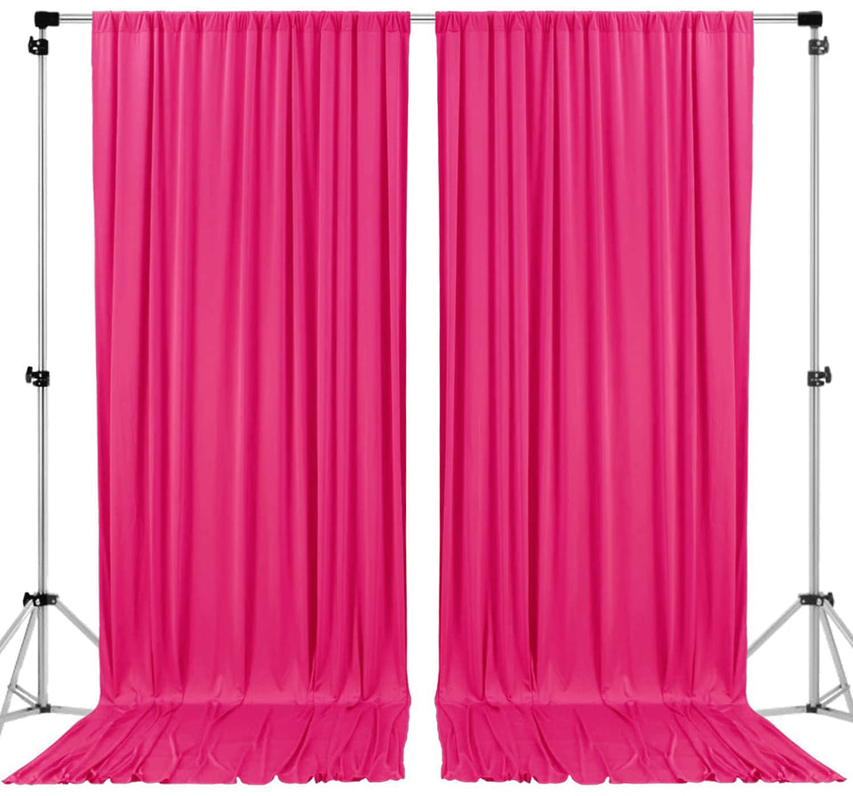 AK TRADING CO. fuchsia backdrop front view for vibrant wedding photography