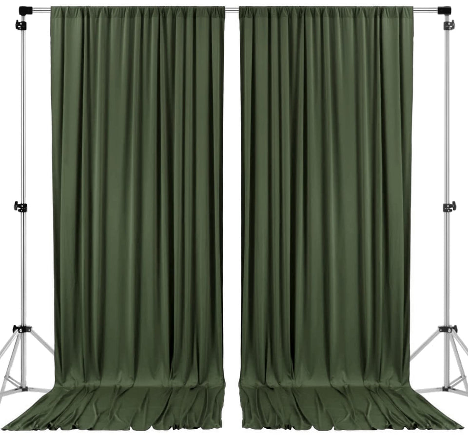 AK TRADING CO. olive IFR backdrop panel for weddings adds elegant backdrop aesthetics.