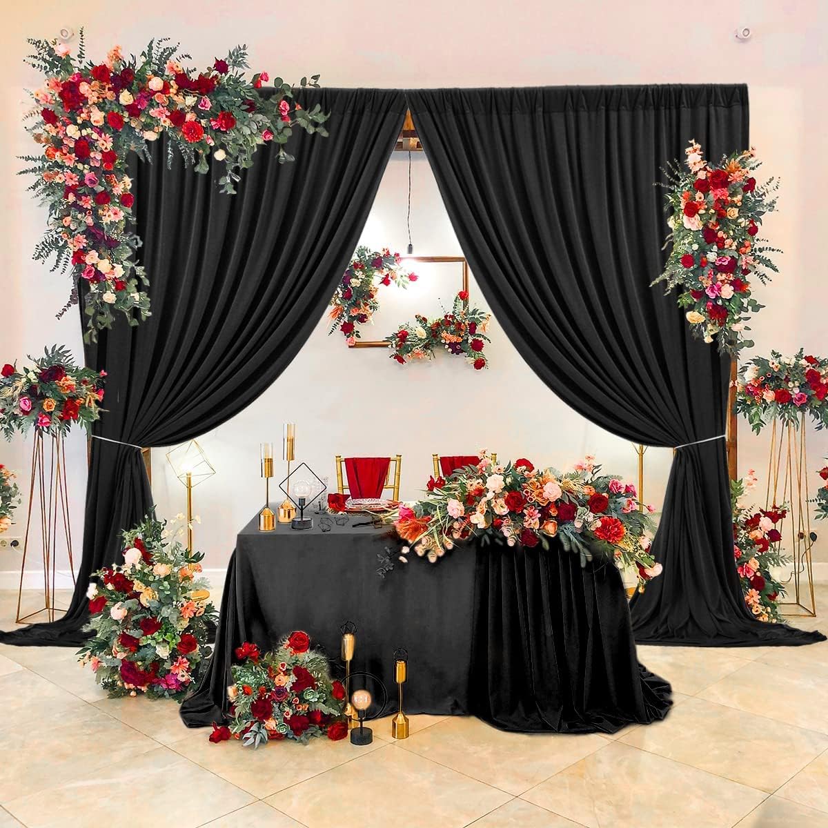 AK TRADING CO pipe-drape-ready panels fit with standard systems for quick decor upgrades.